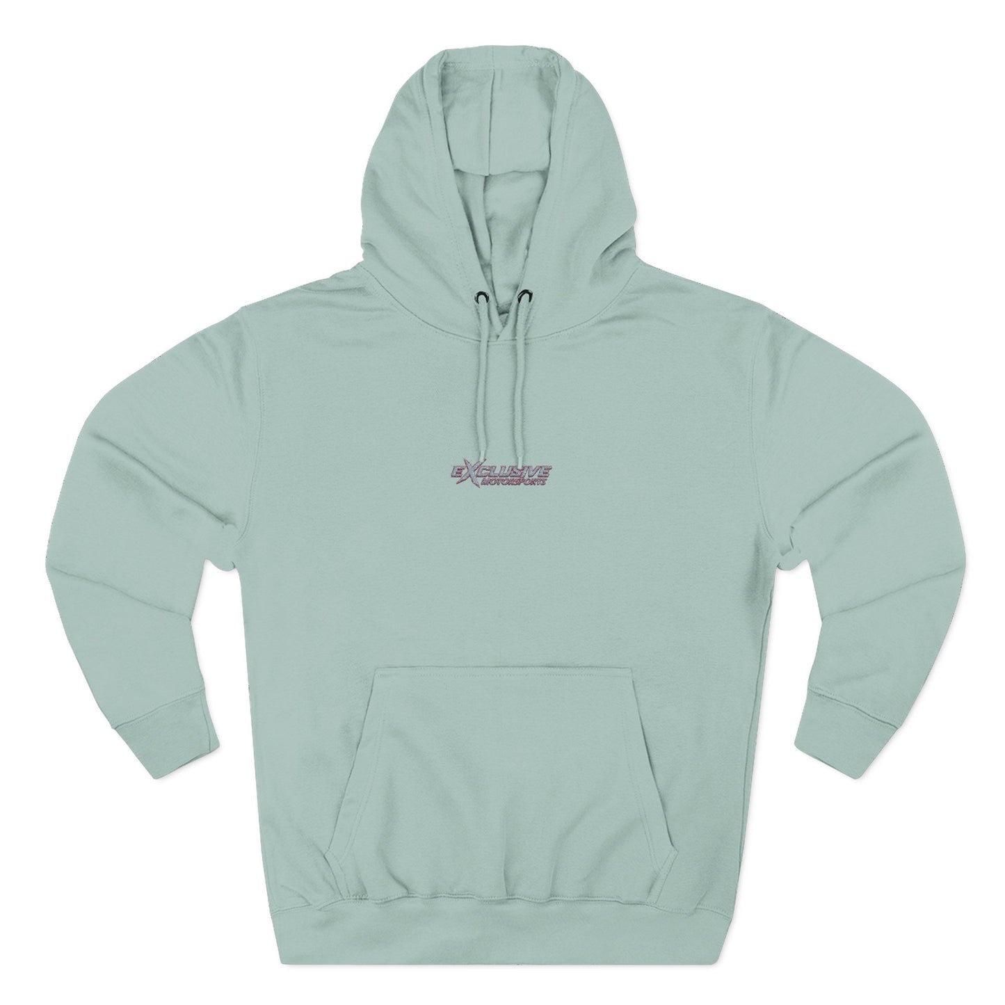 Exclusive Embroidered Cozy Three-Panel Fleece Hoodie