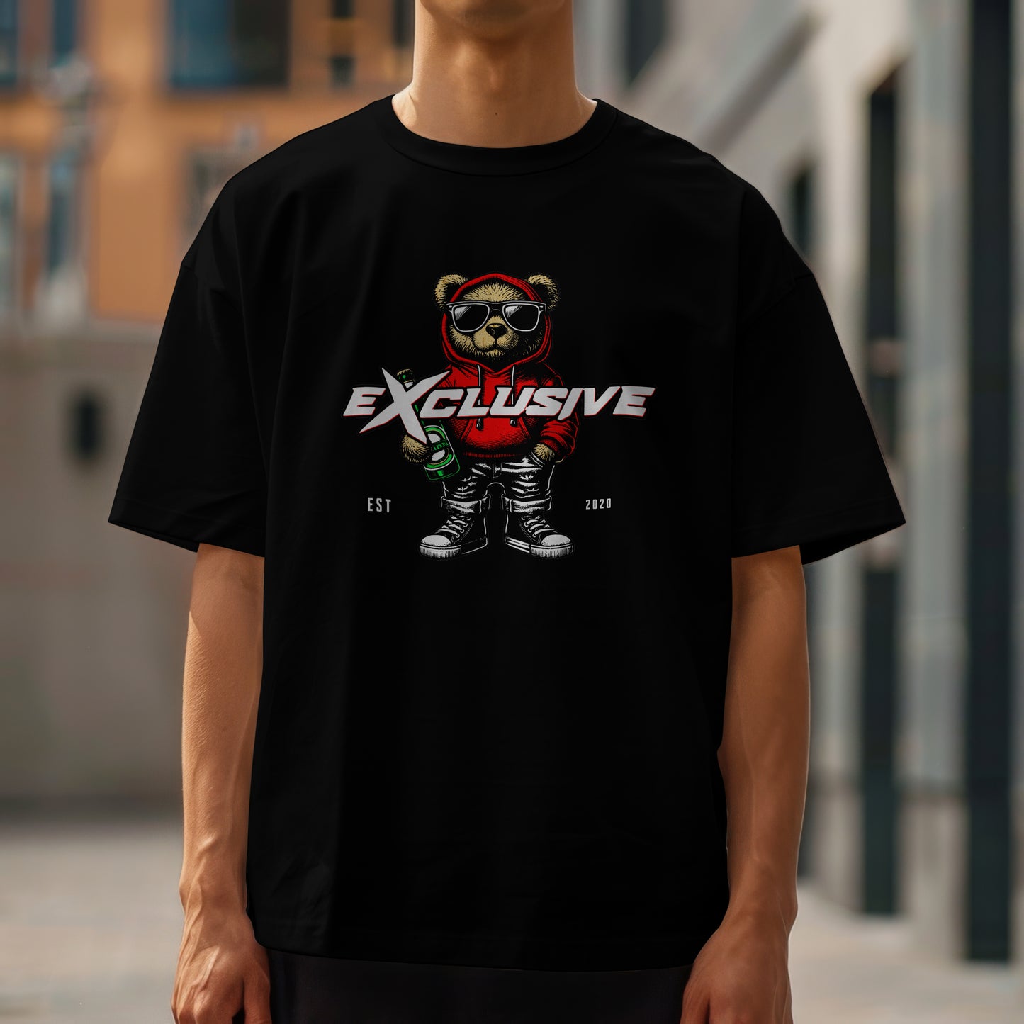 Exclusive Bear Graphic T-Shirt